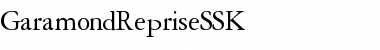 GaramondRepriseSSK Regular Font