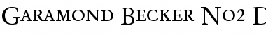 Download Garamond Becker No2 Discaps Font