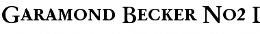 Download Garamond Becker No2 Discaps Med Font