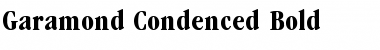 Garamond_Condenced-Bold Regular Font