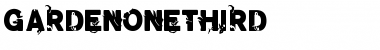 GardenOneThird Regular Font