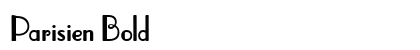Parisien Bold preview