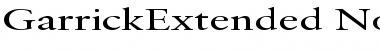 GarrickExtended Normal Font