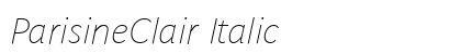 ParisineClair Italic Preview