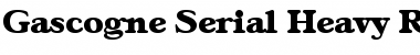 Gascogne-Serial-Heavy Regular Font