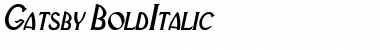 Gatsby BoldItalic Font