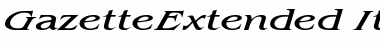 Download GazetteExtended Font Download GazetteExtended Font