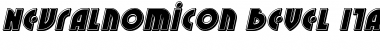 Download Neuralnomicon Bevel Italic Font