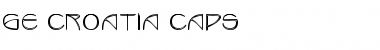 Download GE Croatia Caps Font