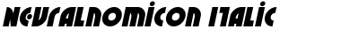 Download Neuralnomicon Italic Font
