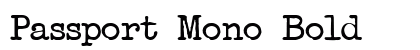Passport Mono Bold preview