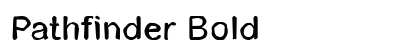 Pathfinder Bold preview