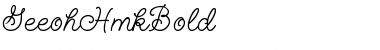 GeeohHmkBold Regular Font