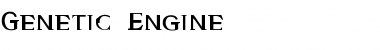 Download Genetic Engine Font