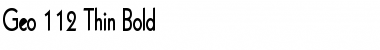 Download Geo 112 Thin Font