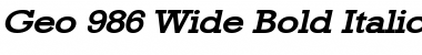 Download Geo 986 Wide Font Download Geo 986 Wide Font