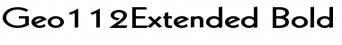 Download Geo112Extended Font Download Geo112Extended Font