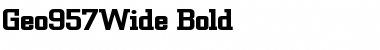 Download Geo957Wide Font Download Geo957Wide Font
