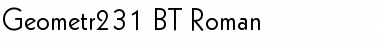 Download Geometr231 BT Font