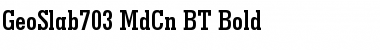 GeoSlab703 MdCn BT Font