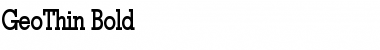 Download GeoThin Font Download GeoThin Font