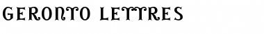 Download GEronto Font