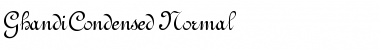 Download GhandiCondensed Font