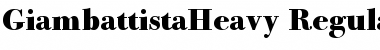 Download GiambattistaHeavy Font