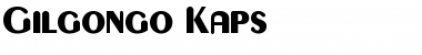 Download Gilgongo Kaps Font Download Gilgongo Kaps Font