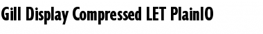 Download Gill Display Compressed LET Font Download Gill Display Compressed LET Font