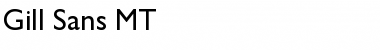Download Gill Sans MT Font