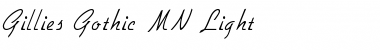 Gillies Gothic MN Light Font Gillies Gothic MN Light Font