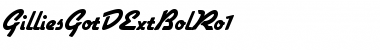 Download GilliesGotDExtBolRo1 Font