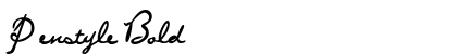 Penstyle Bold preview