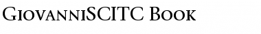 GiovanniSCITC Font