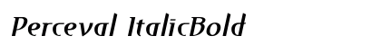 Perceval ItalicBold Preview