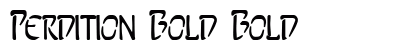 Perdition Bold Bold preview