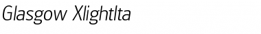 Download Glasgow-XlightIta Font