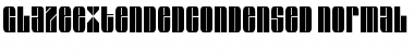 GlazeExtendedCondensed Normal Font