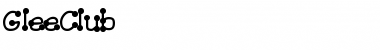 Download GleeClub Font Download GleeClub Font