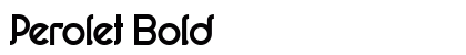 Perolet Bold preview