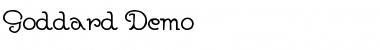 Download Goddard Demo Font Download Goddard Demo Font