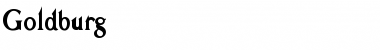 Download Goldburg Font Download Goldburg Font