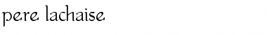 Download pere_lachaise Font