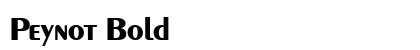 Peynot Bold Preview