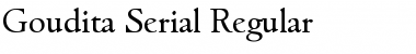 Download Goudita-Serial Font