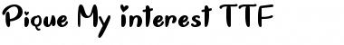 Download Pique My Interest Font Download Pique My Interest Font