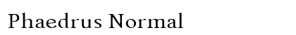 Phaedrus Normal