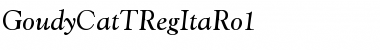 Download GoudyCatTRegItaRo1 Font