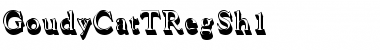 GoudyCatTRegSh1 Regular Font